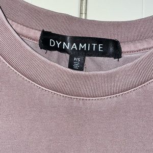 Dynamite Dusty pink T-shirt Dress